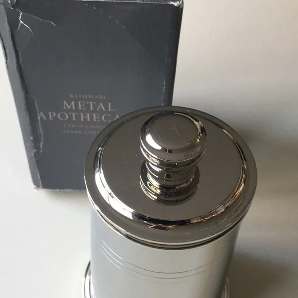 Restoration Hardware Metal Apothecary Canister - Picture 2 of 5